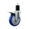 Service Caster 5'' Blue Poly Swivel 1-3/4'' Expanding Stem Caster Total Lock Brake SCC-EXTTL20S514-PPUB-BLUE-134 - alternate 1